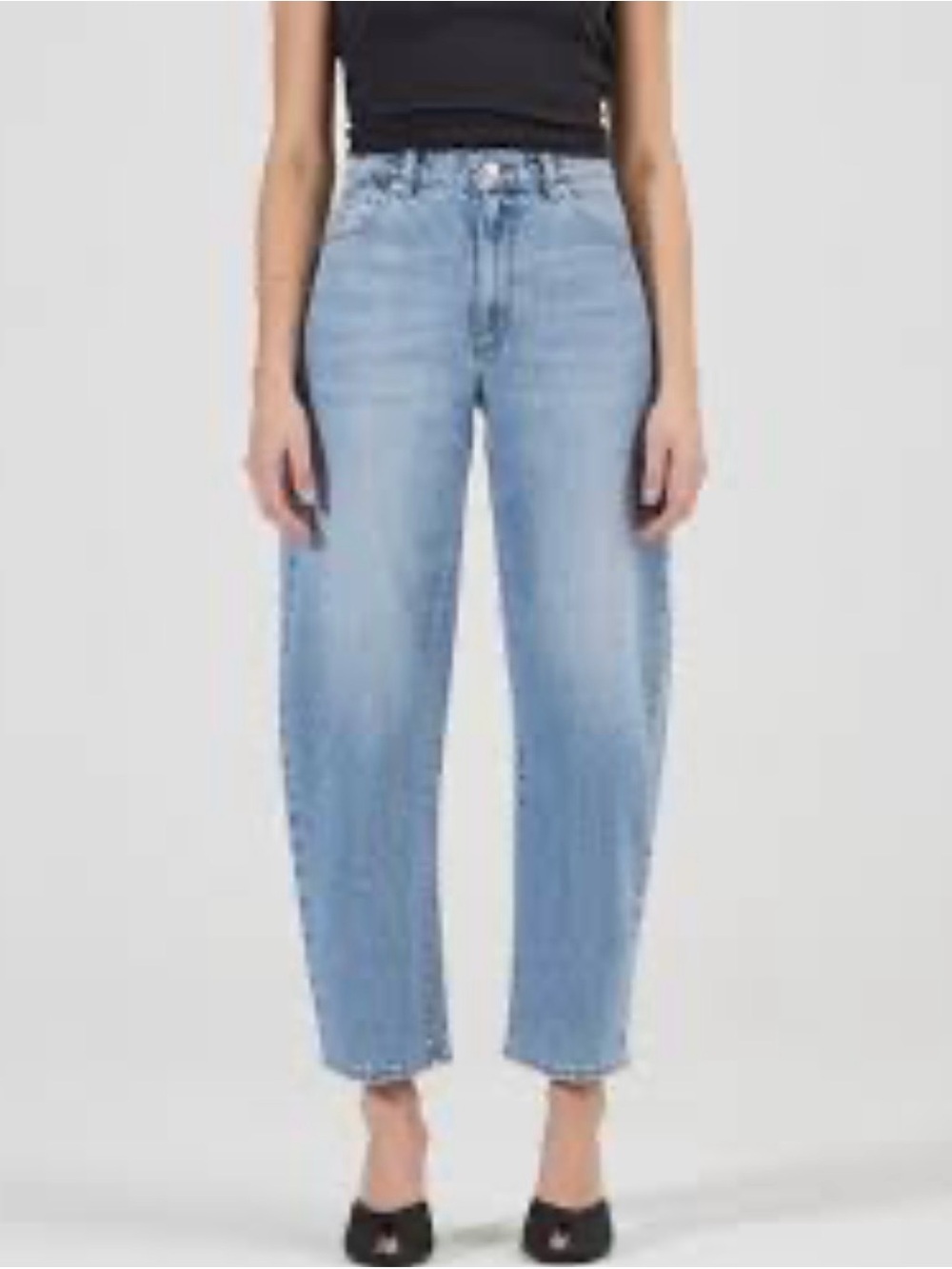 ROLLA'S Gigi Barrel Leg Light Blue Jeans